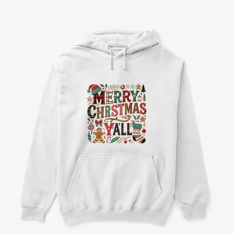 "Merry Christmas Y'all Festive"