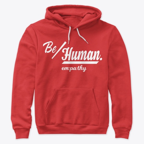 Be Human   Premium Sweater  Red T-Shirt Front