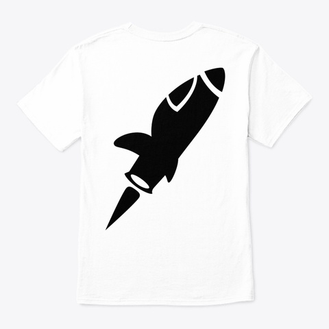 Gamer White T-Shirt Back
