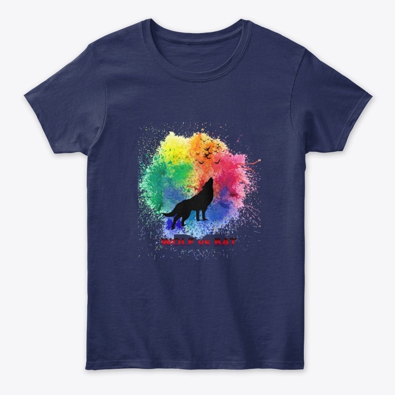 WOLF vs BAT  T  SHIRT