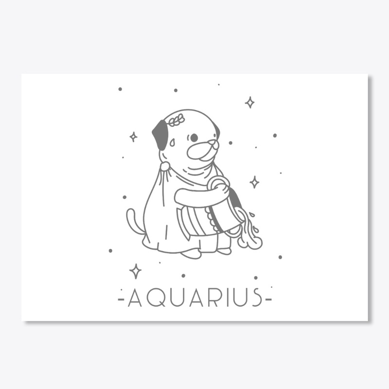 Aquarius Zodiac Sign Dog