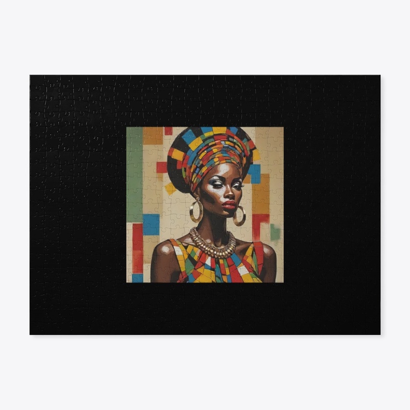 A beautifull woman abstract art