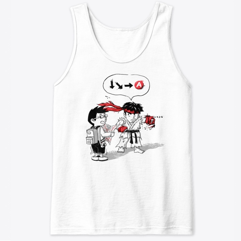 Funny Video Games T-Shirt Fighter