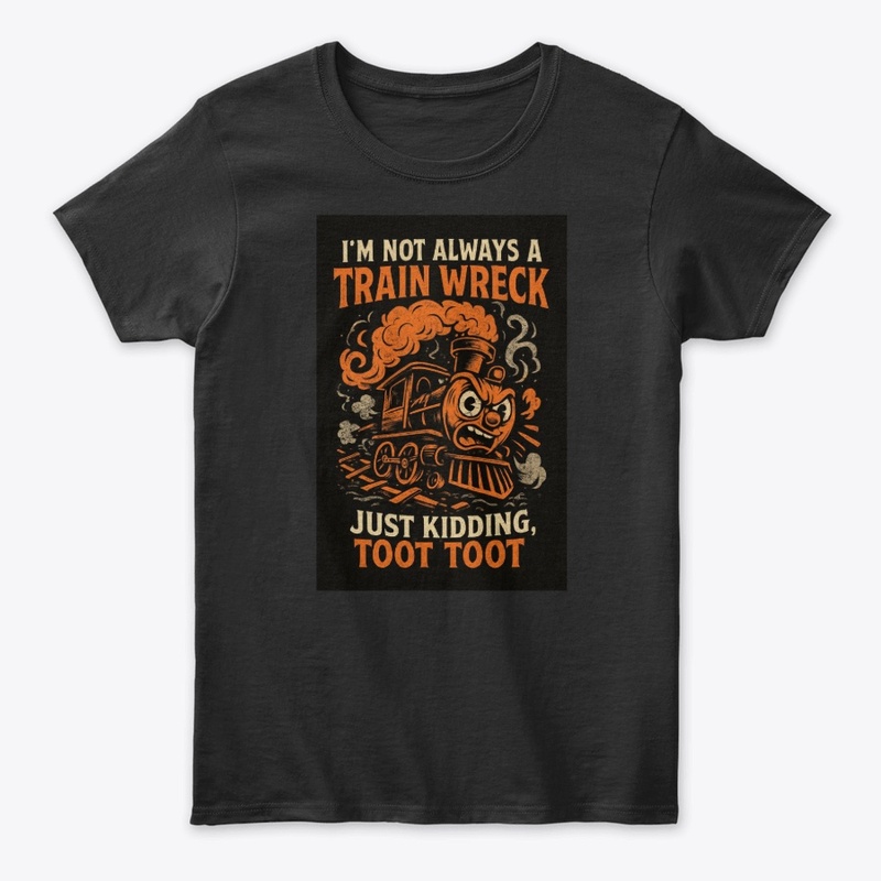 Humorous Train Wreck Design