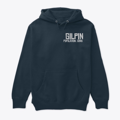 American Flag Gilpin Navy áo T-Shirt Front