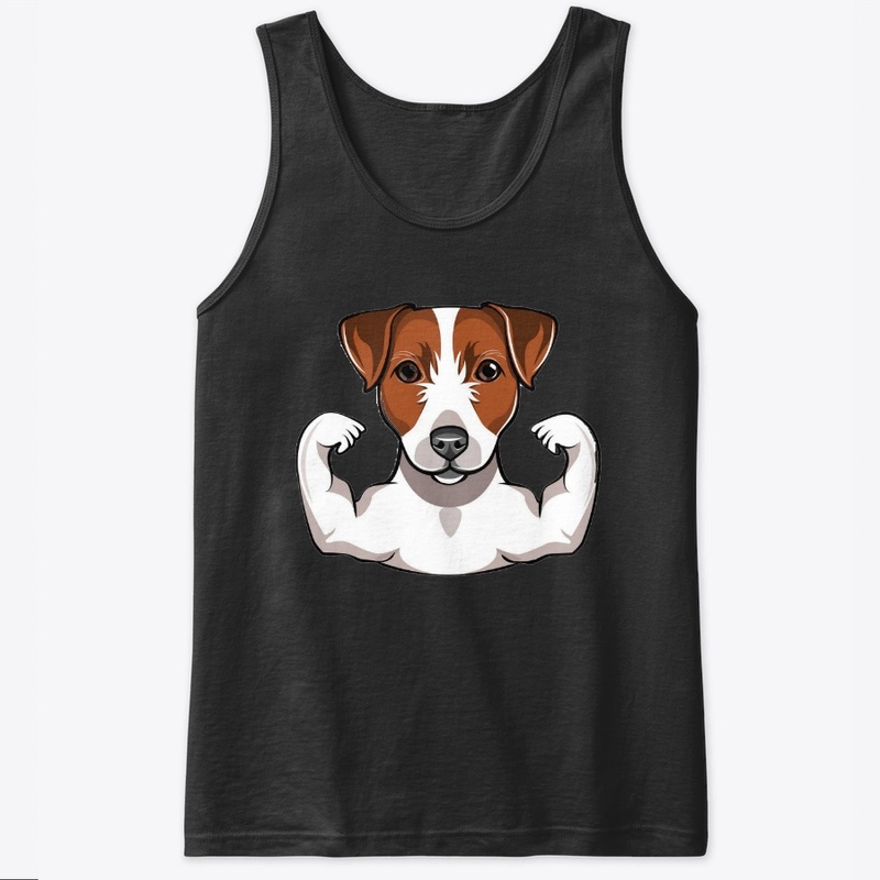 Jack Russell Terrier with muscule
