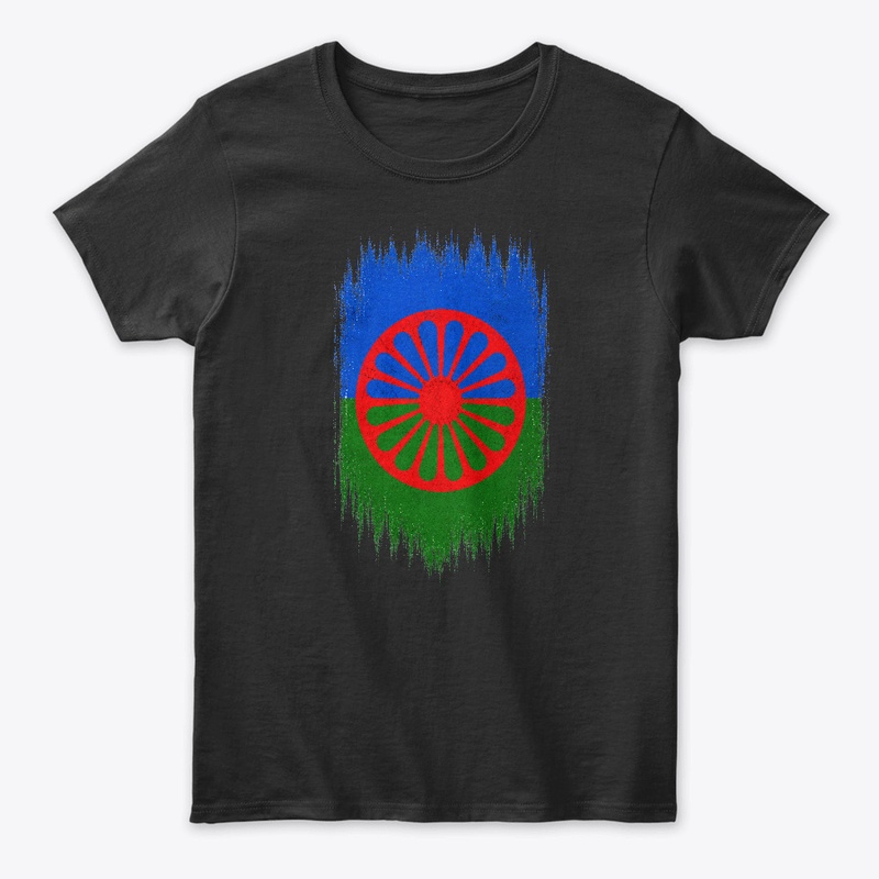 Roma Romani Pride Flag Wheel Heritage