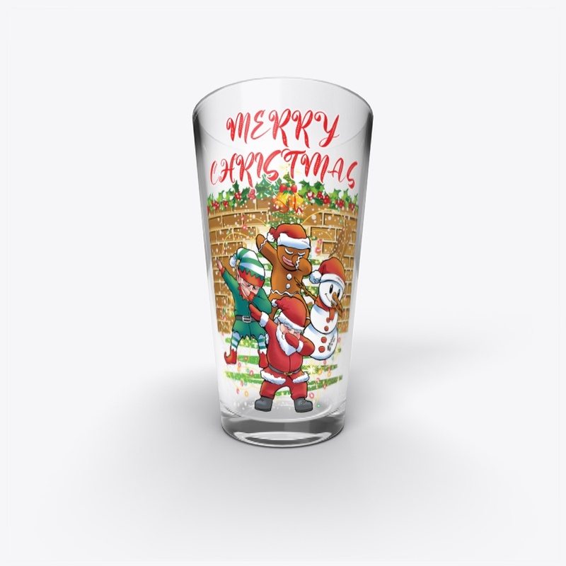 Merry Christmas Santa Dab White Shirt
