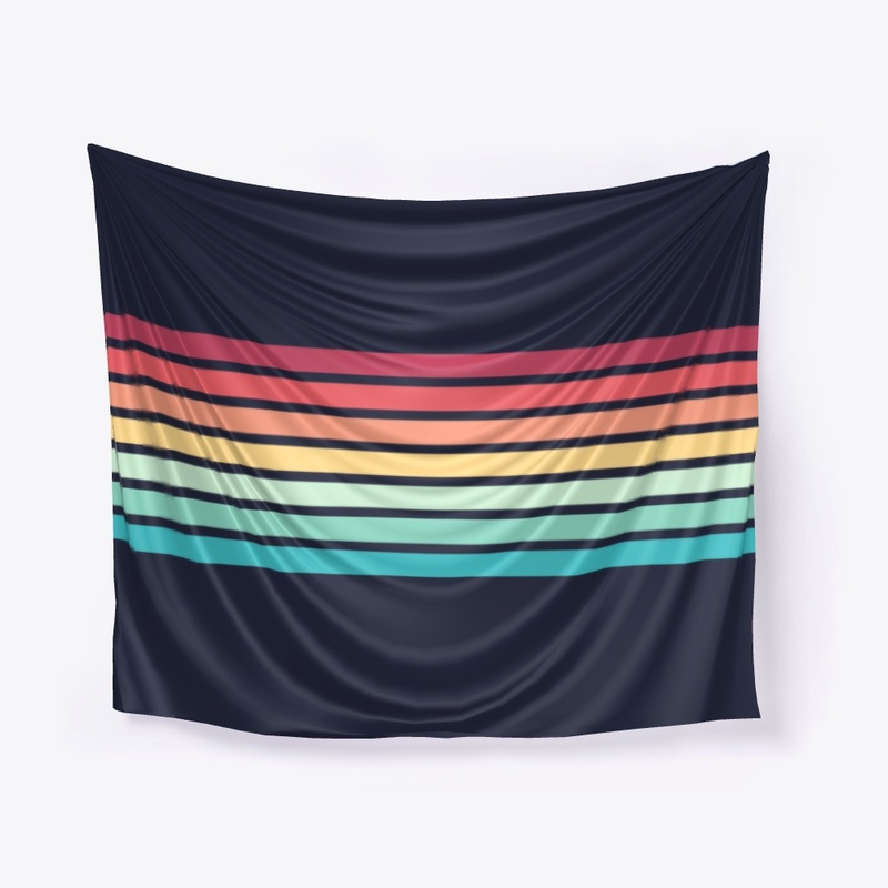 Banina - Classic 70s Retro Stripes 