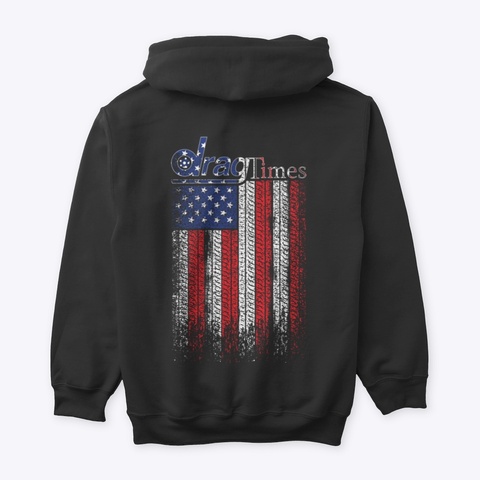 Drag Times Usa Collection Color Black T-Shirt Back