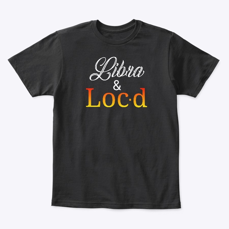 Libra & loc'd zodiac tee shirt