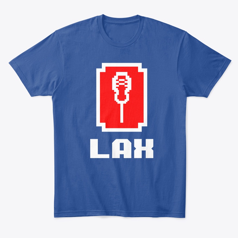 Pixel Lacrosse Red