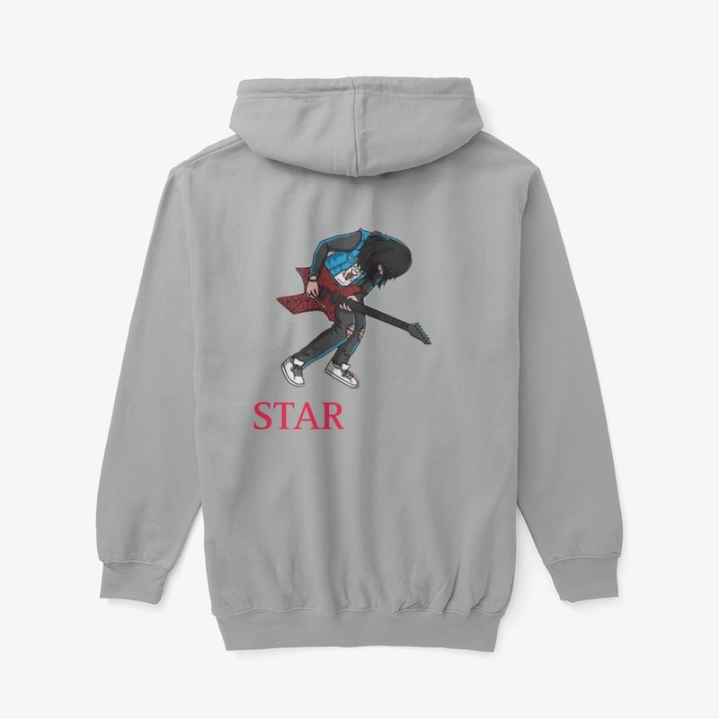 Rockstar design zip hoodie 