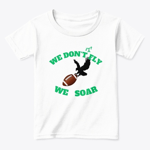 We Soar White  T-Shirt Front