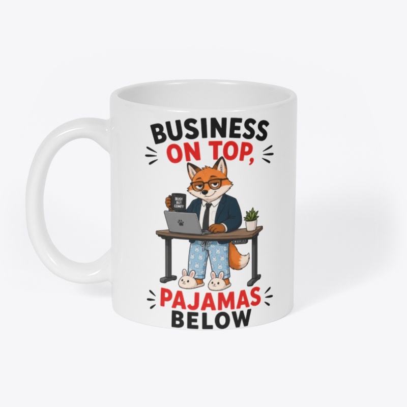 Business On Top Pajamas Below