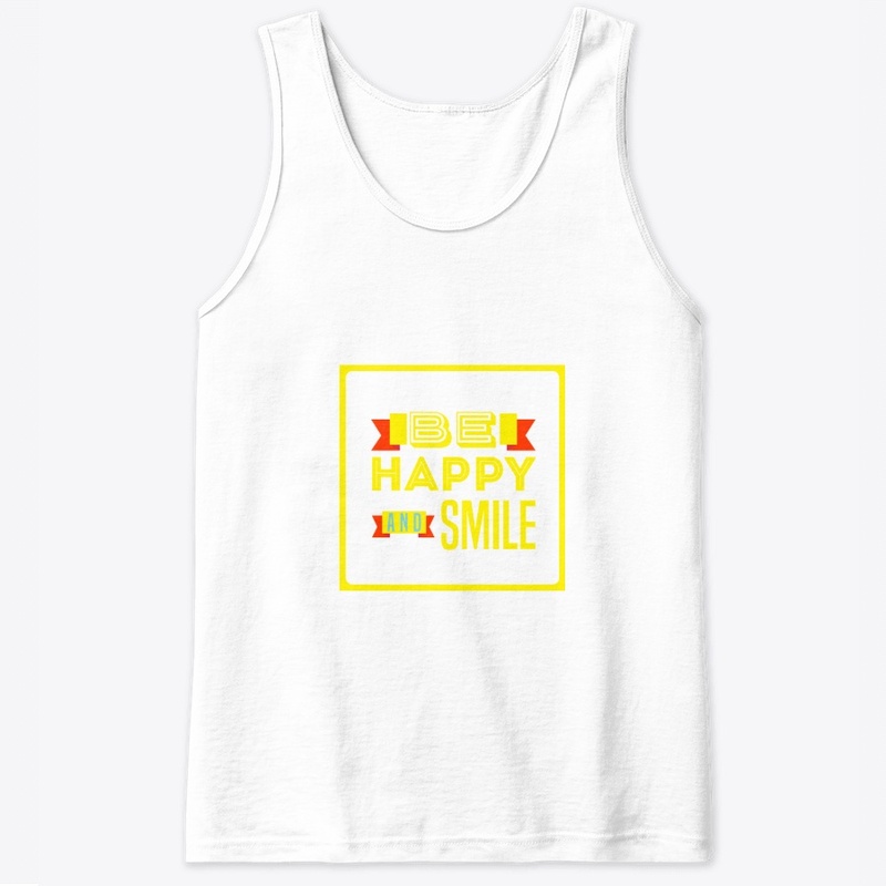 Be happy and smile sticker
