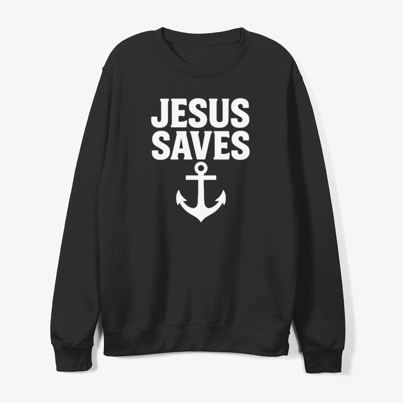 Jesus Saves Anchor of Hope (Dark Colors)
