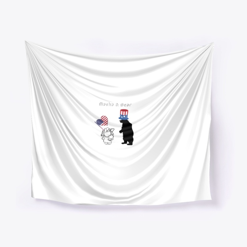 Masha & Bear Happy Independence day Tee!