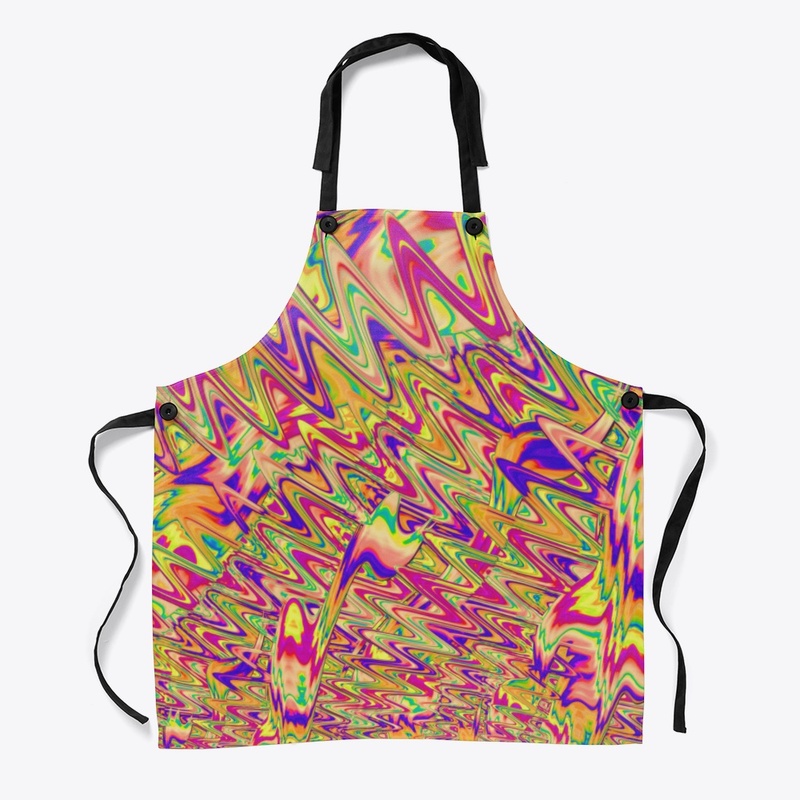 Psychedelic Colorful Neon Abstract Art