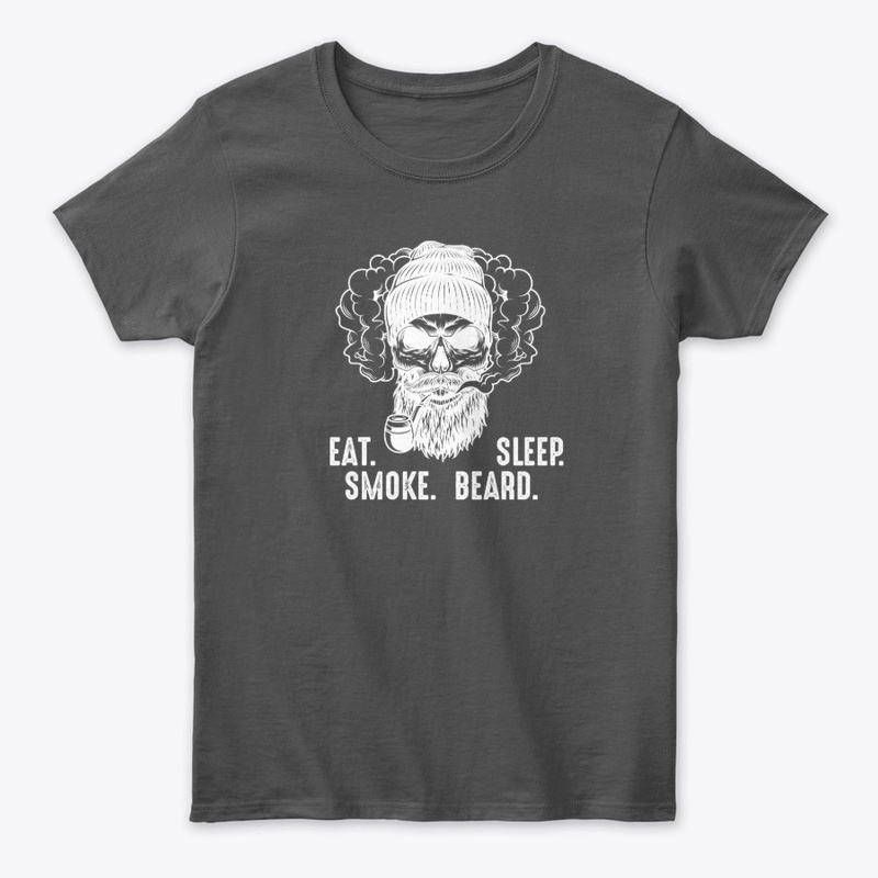Eat Sleep Smoke Beard Gift Father's Day