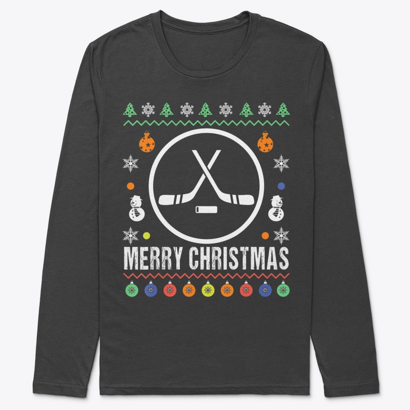 HOCKEY LOVER UGLY CHRISTMAS SWEATER PAJA