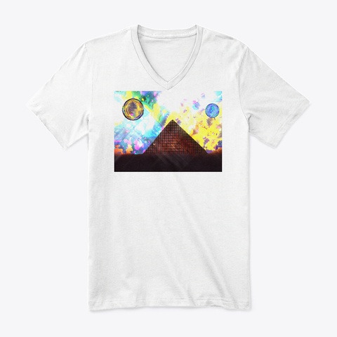 Pyramid White T-Shirt Front