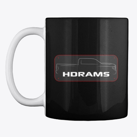 Hd Rams.Com Accessories: Black T-Shirt Front