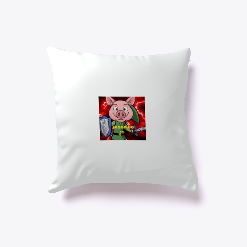 BiggPigg15 pillow