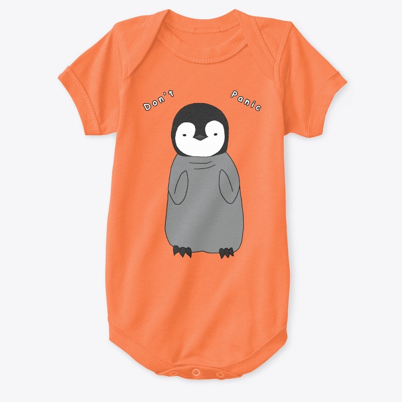 Don't Panic - Cute Baby Penguin Design