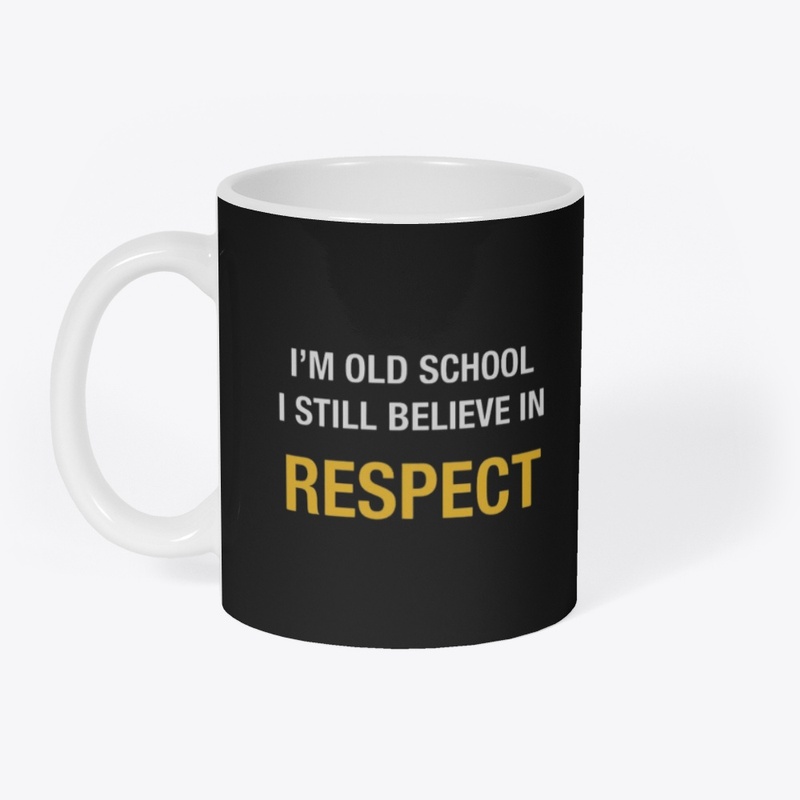 i am old School - t-shirt design