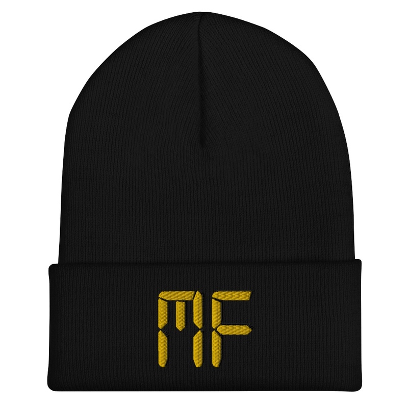 YELLOW MF BEANIE
