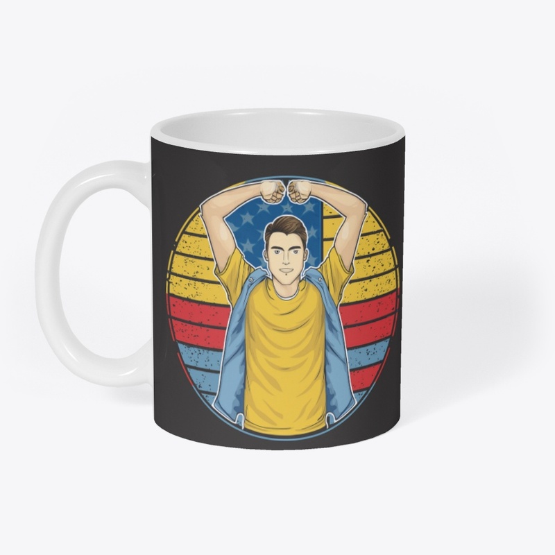 Man printed tee shirt and products 