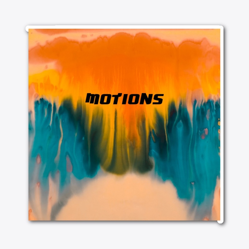 Orange and Blue Motions Design