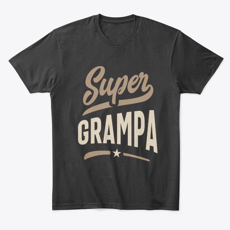 Mens Super Grampa - Father Grandpa Gift