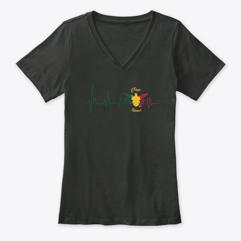 VIRGIN ISLANDS HEART BEAT TEE