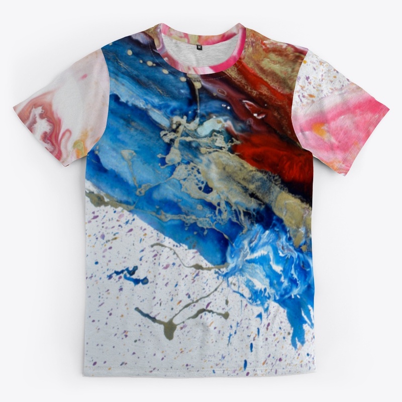 'Speed of Light' all over print T-Shirt
