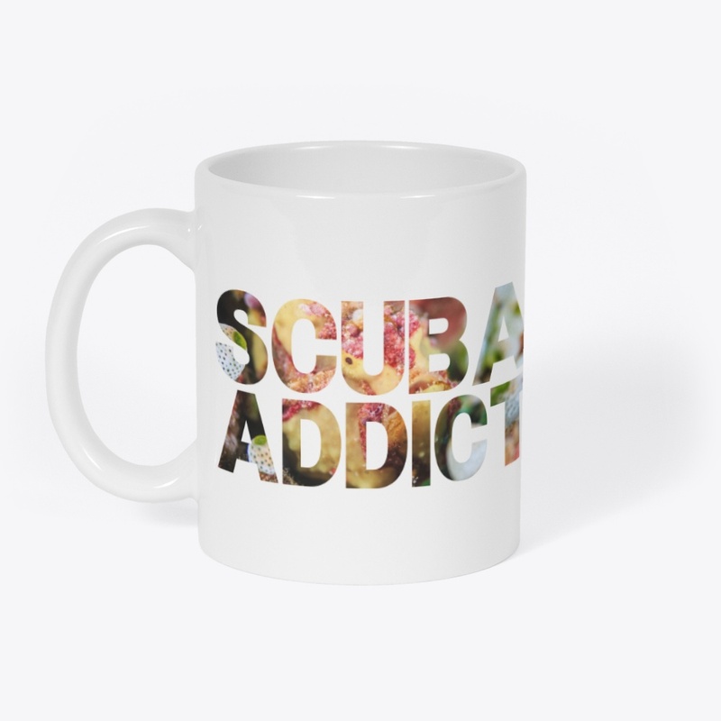 Scuba addict frog fish