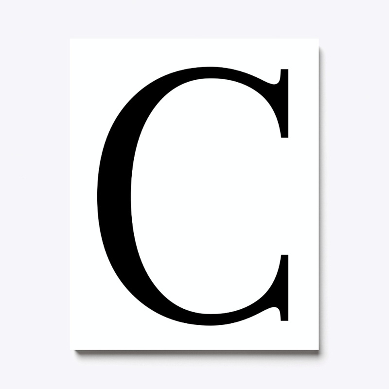 'C' typography