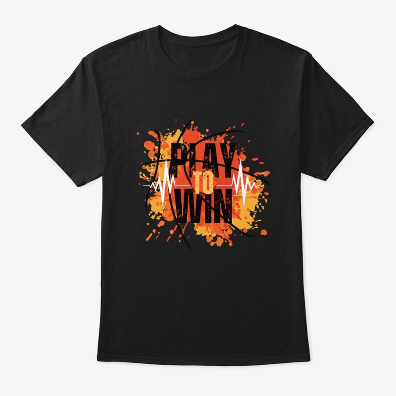 play to win basketball tee design