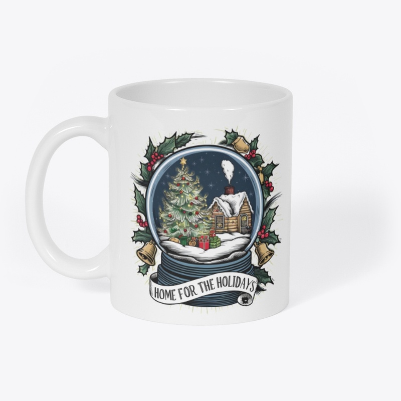 Home for the Holidays Snow Globe Design