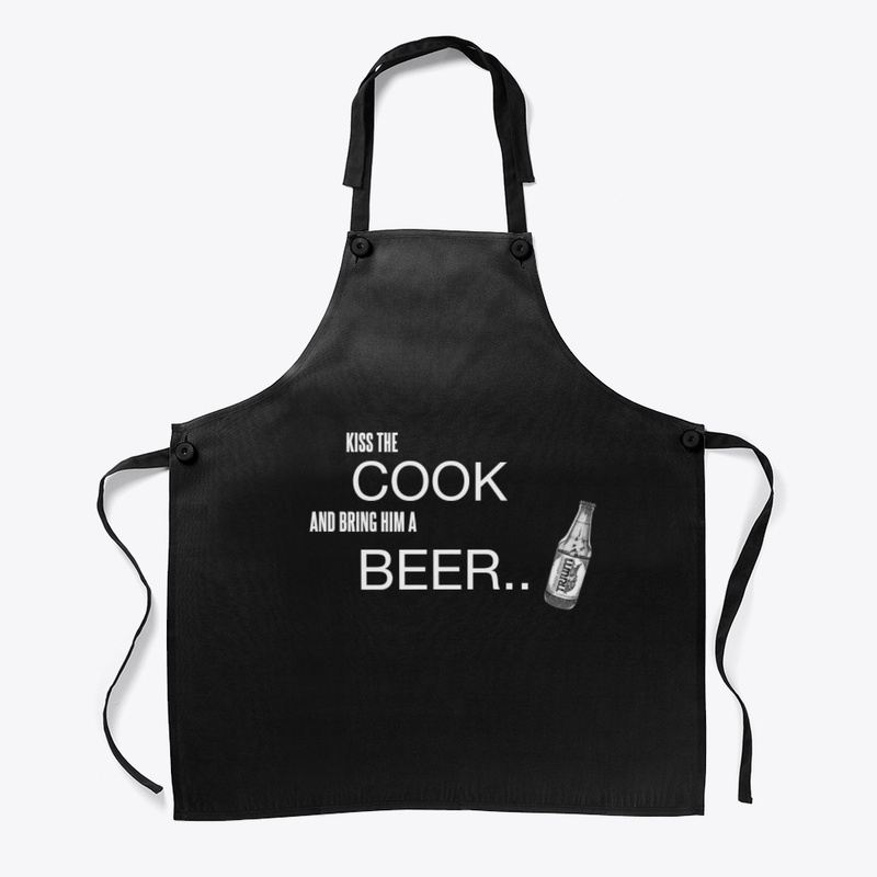 Black stylish Quoted Aprons for Home Use