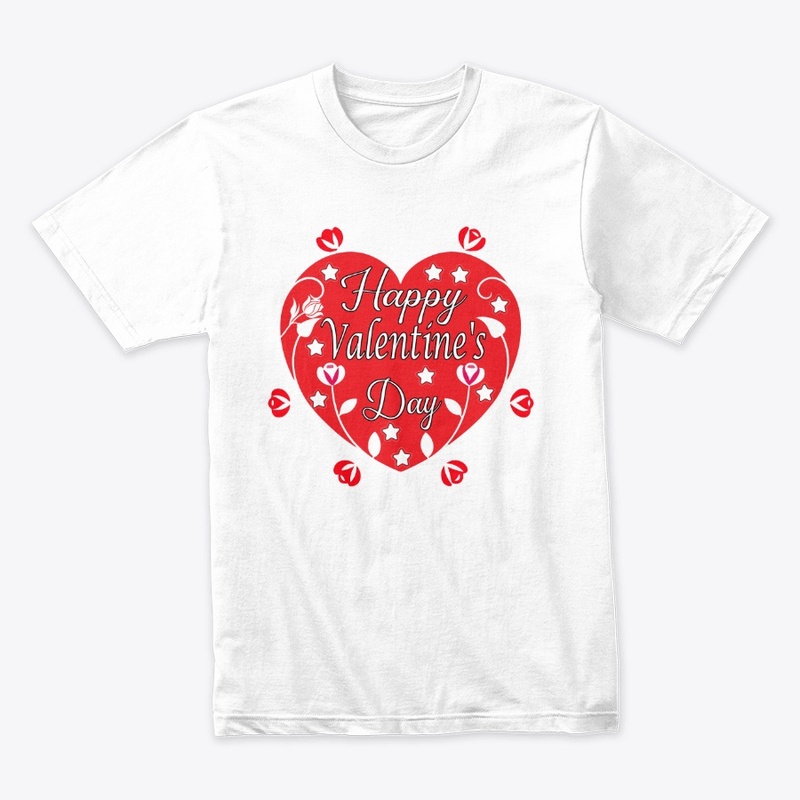 Best Valentine's Day White T-Shirts
