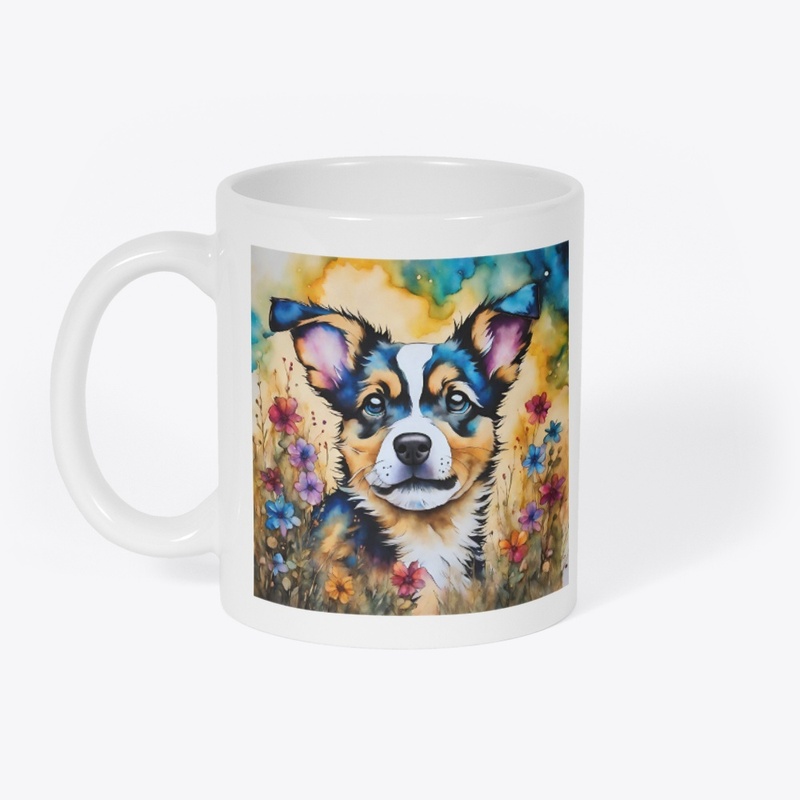 artwork of a puppy 