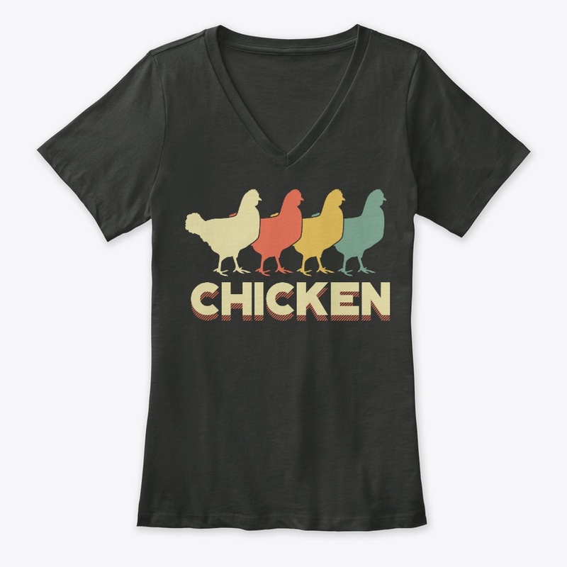 Silhouette Vintage Chicken Lover Gift