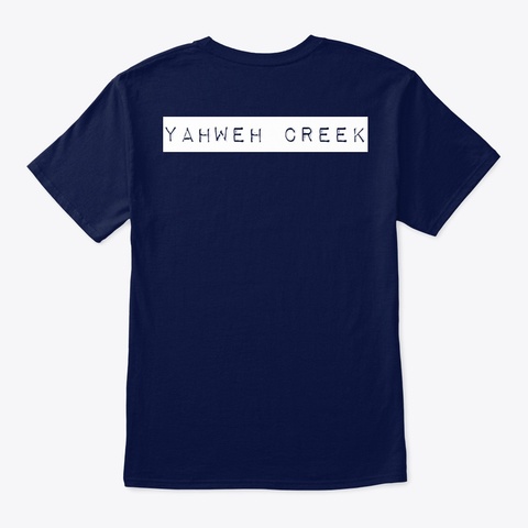 Independence Day Collection (White Font) Navy T-Shirt Back