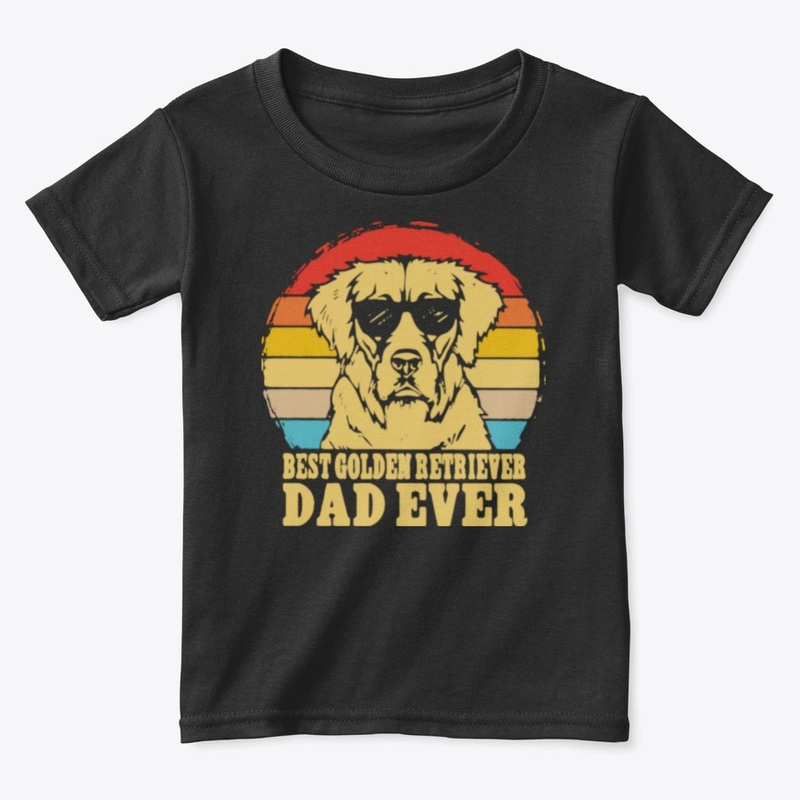 Best Golden Retriever Dad Ever Vintage