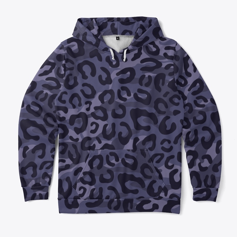 Camouflage Bold Black Animal Skin Design