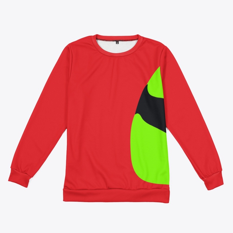 Neon Green Sitting Panda  Black Features