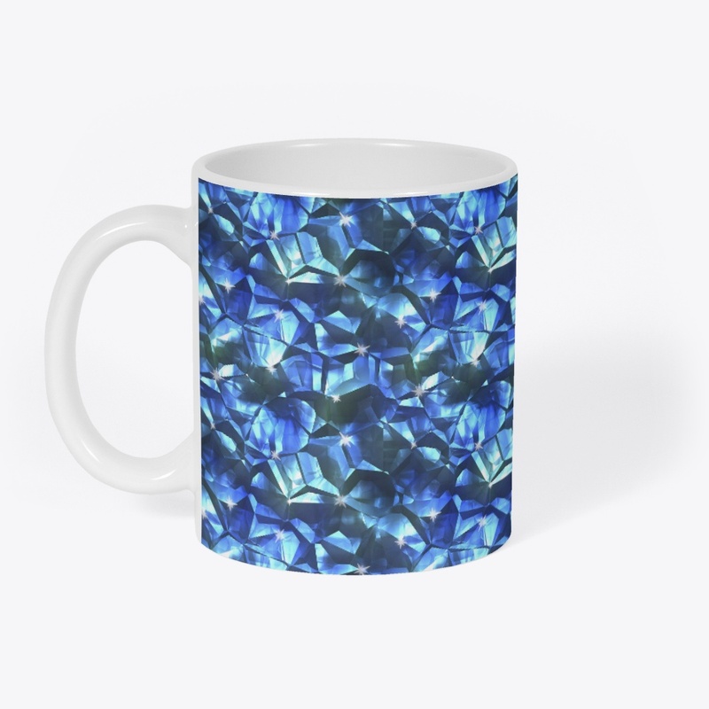 Blue Crystal Pattern 