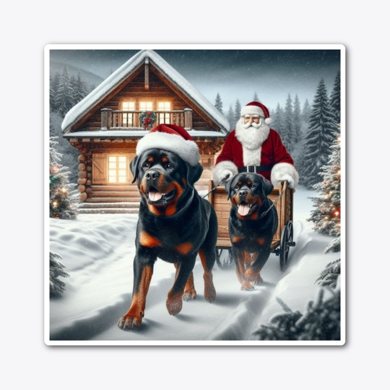 Rottweilers & Santa